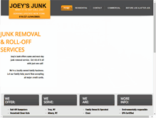 Tablet Screenshot of joeyjunk.com